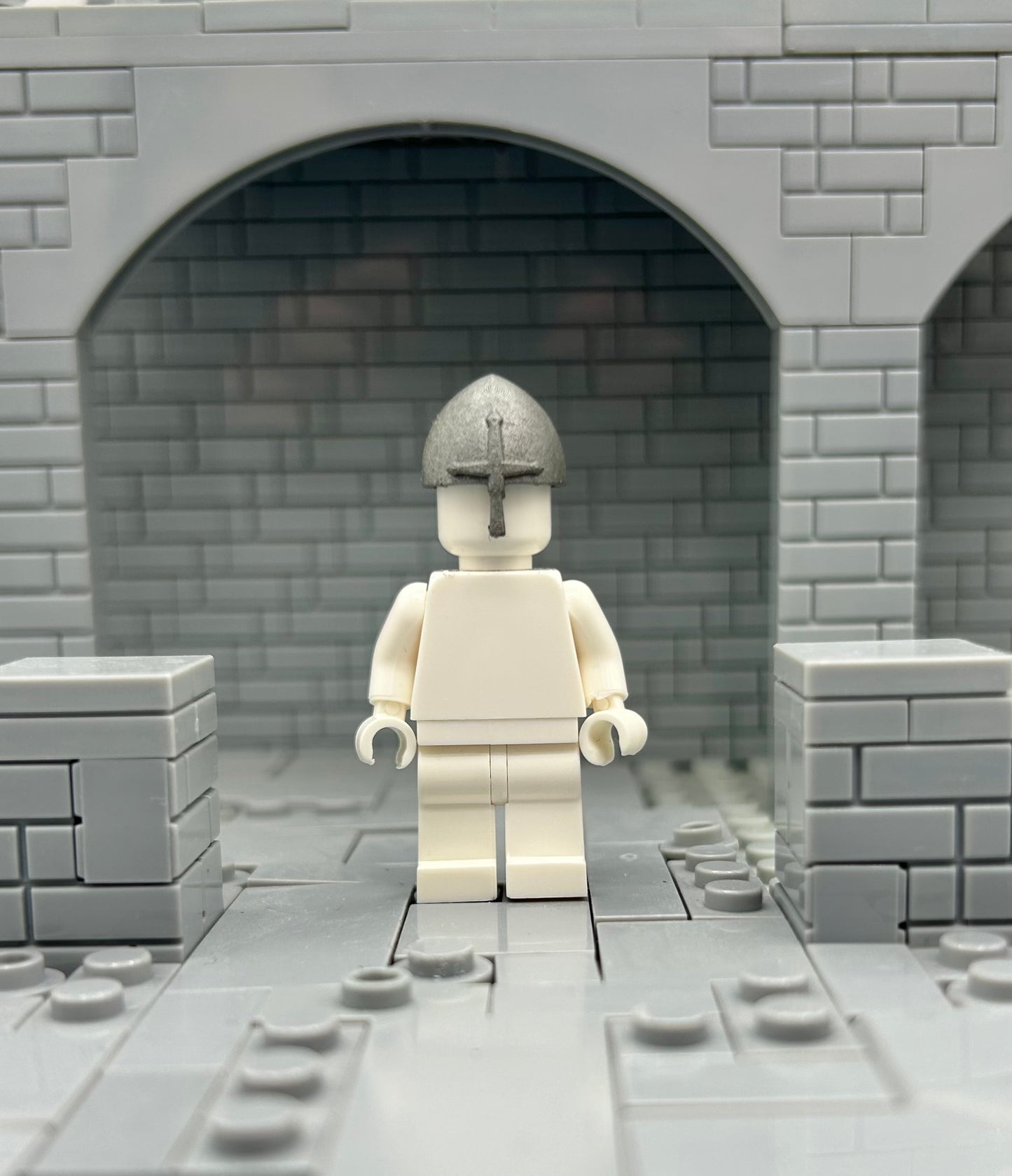 Norman helmet with nose guard